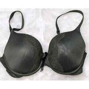 Victoria's Secret 34DD Bra Body by Victoria Olive Green Lace Wired Sexy